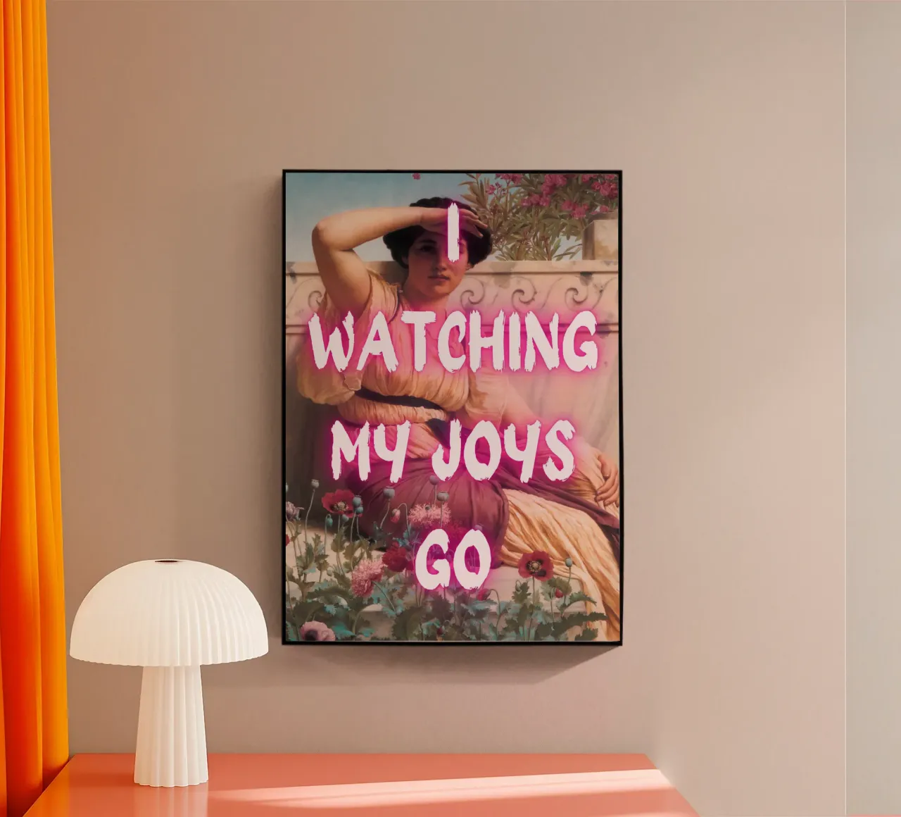 "Watching Joys Go" - Remix classico, Pop Art, emozionale, Tren plexiglass da NorwesClub