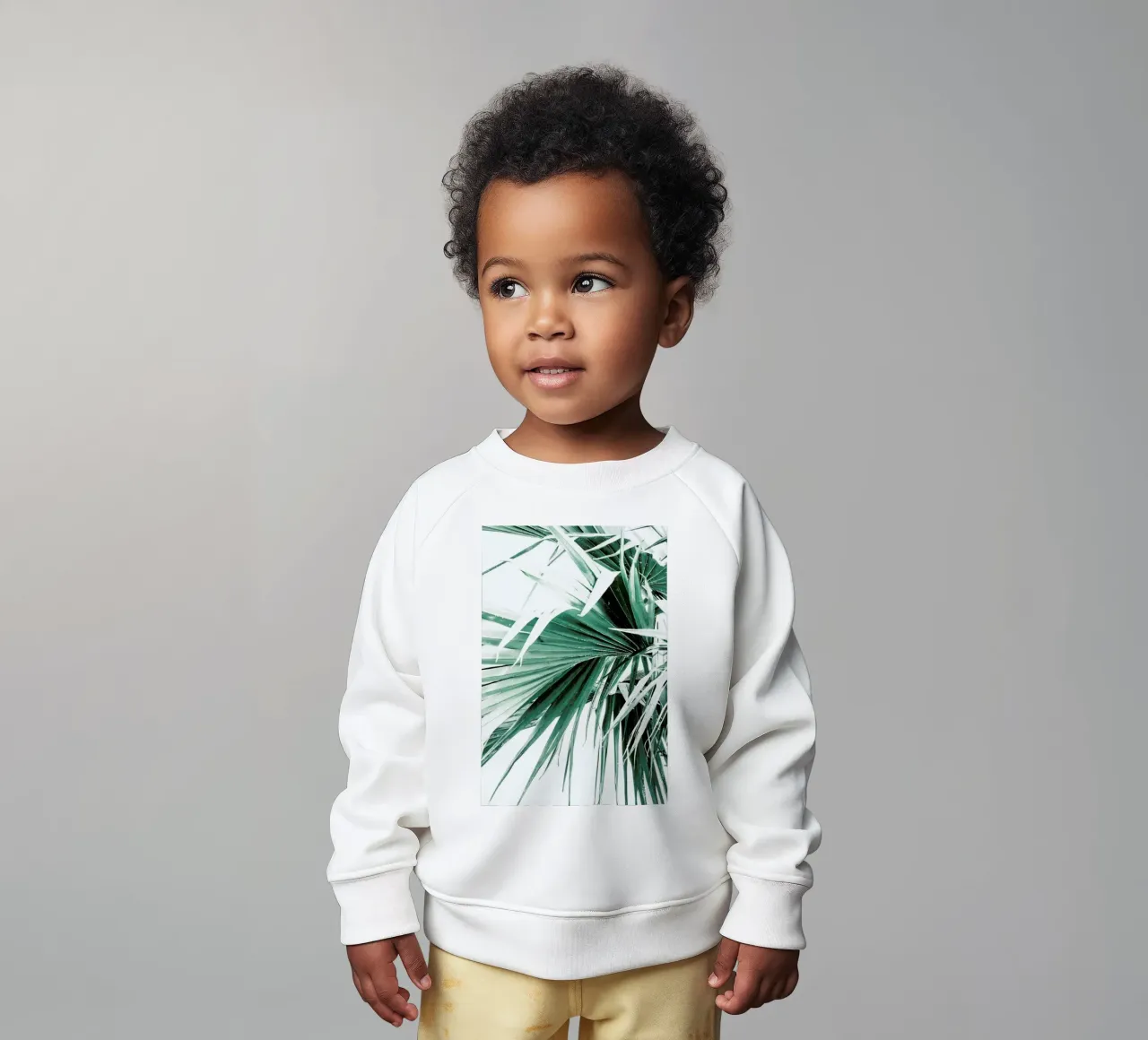 Palm Leaves 2 felpa neonato da Victoria Frost