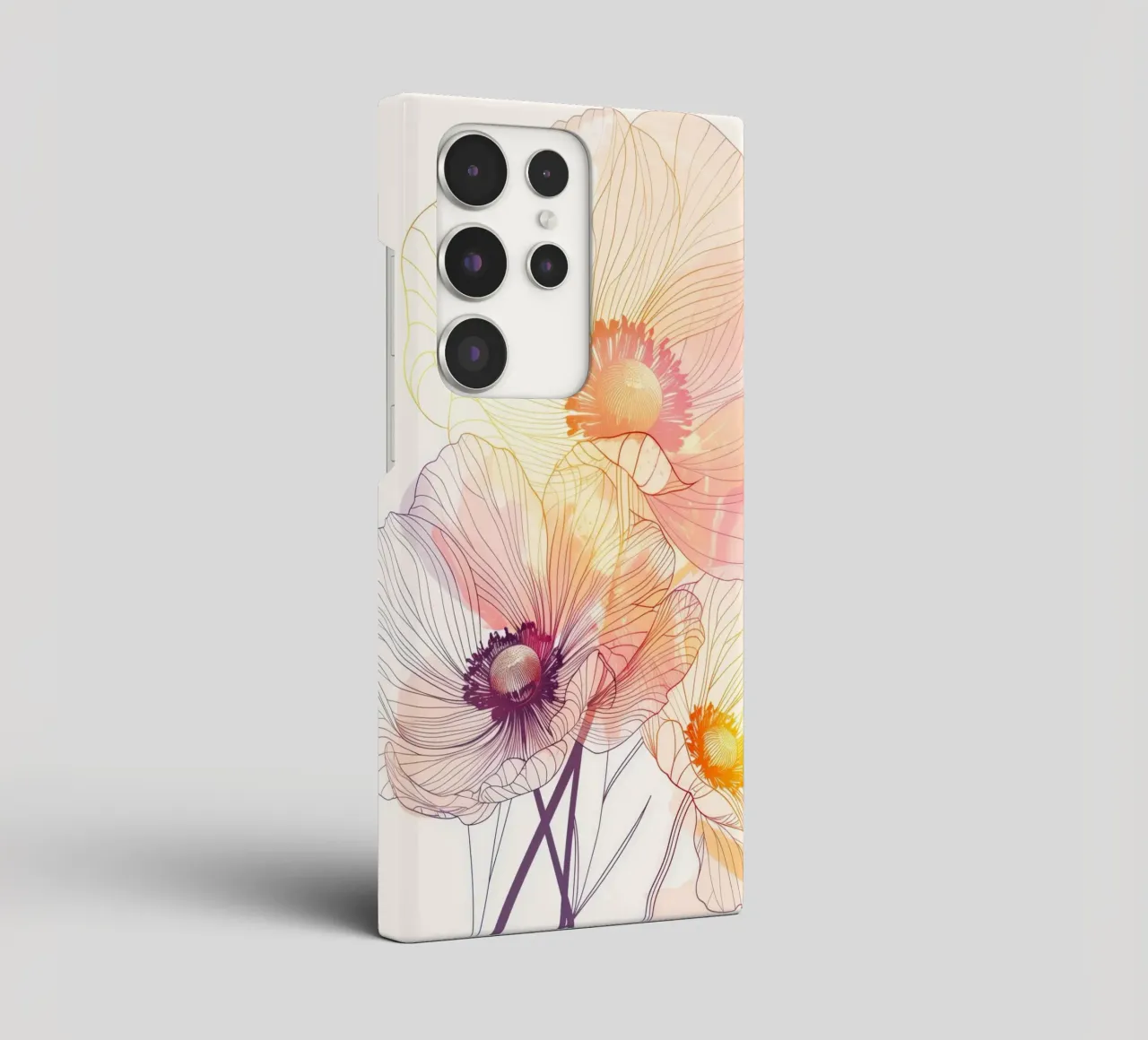 Flowers pattern cover samsung da Justyna Jaszke JBJart