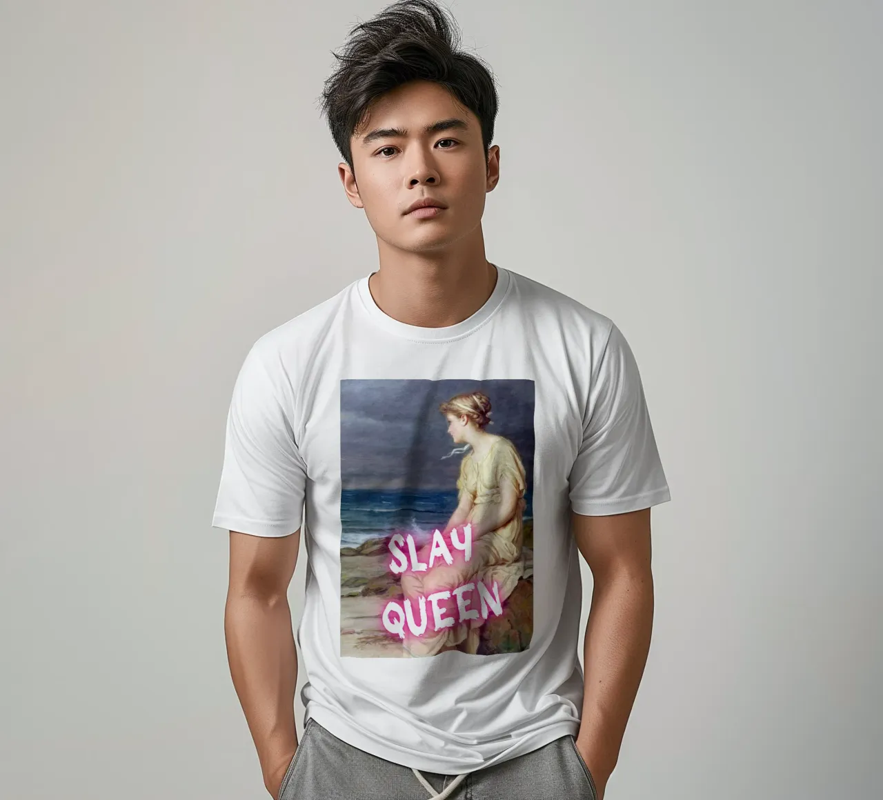 "Slay Queen" - Pop Art, Remix classico, Empowerment, Trendy P t-shirt da NorwesClub