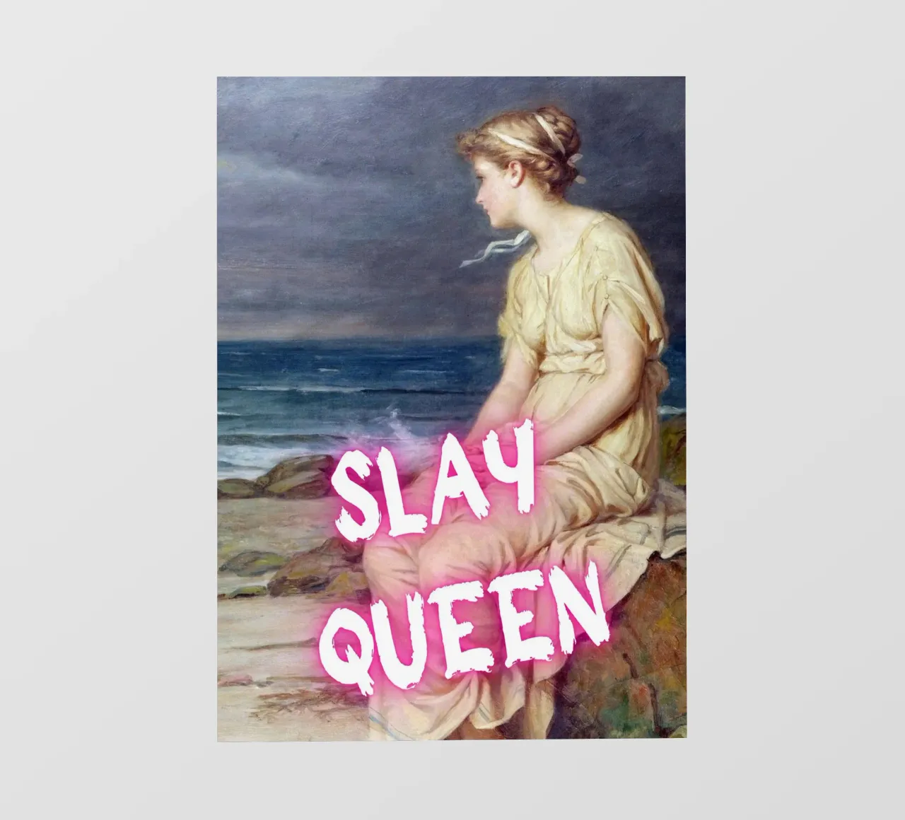 "Slay Queen" - Pop Art, Remix classico, Empowerment, Trendy P pellicola backlit da NorwesClub