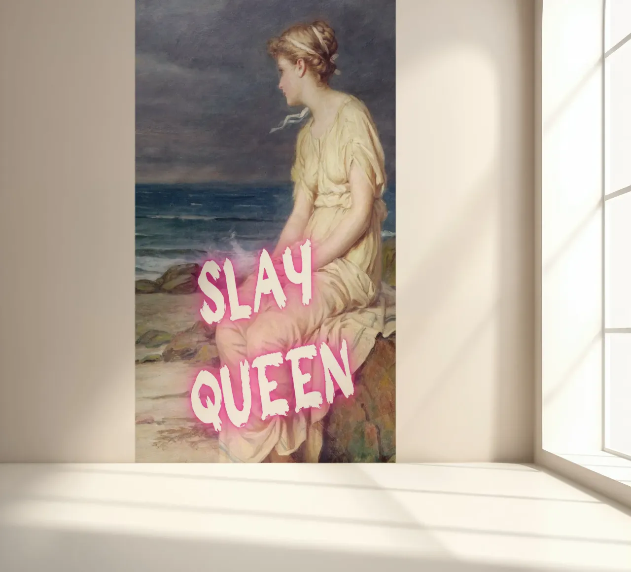 "Slay Queen" - Pop Art, Classic Remix, Empowerment, Trendy P photo wallpaper by NorwesClub