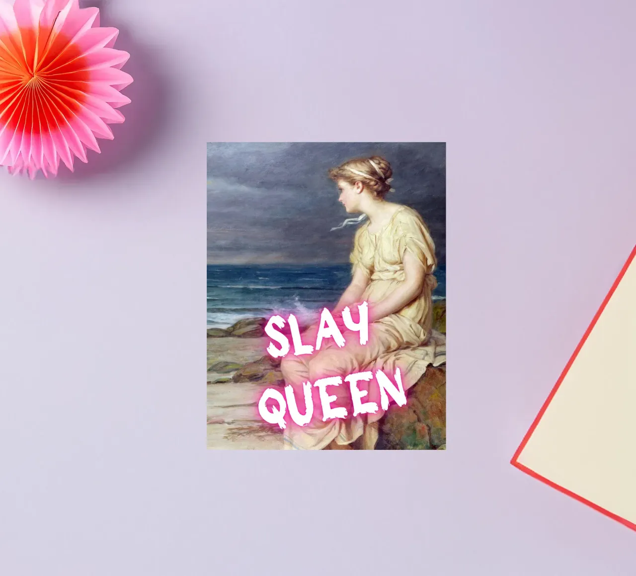 "Slay Queen" - Pop Art, Remix classico, Empowerment, Trendy P adesivo da NorwesClub