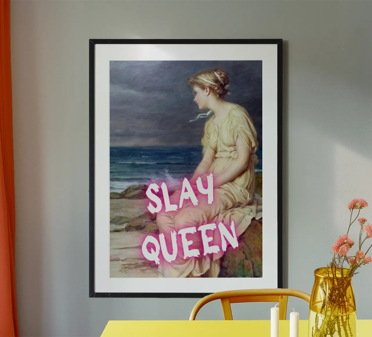 "Slay Queen" - Pop Art, Remix Clásico, Empoderamiento, Trendy P hahnemühle de NorwesClub