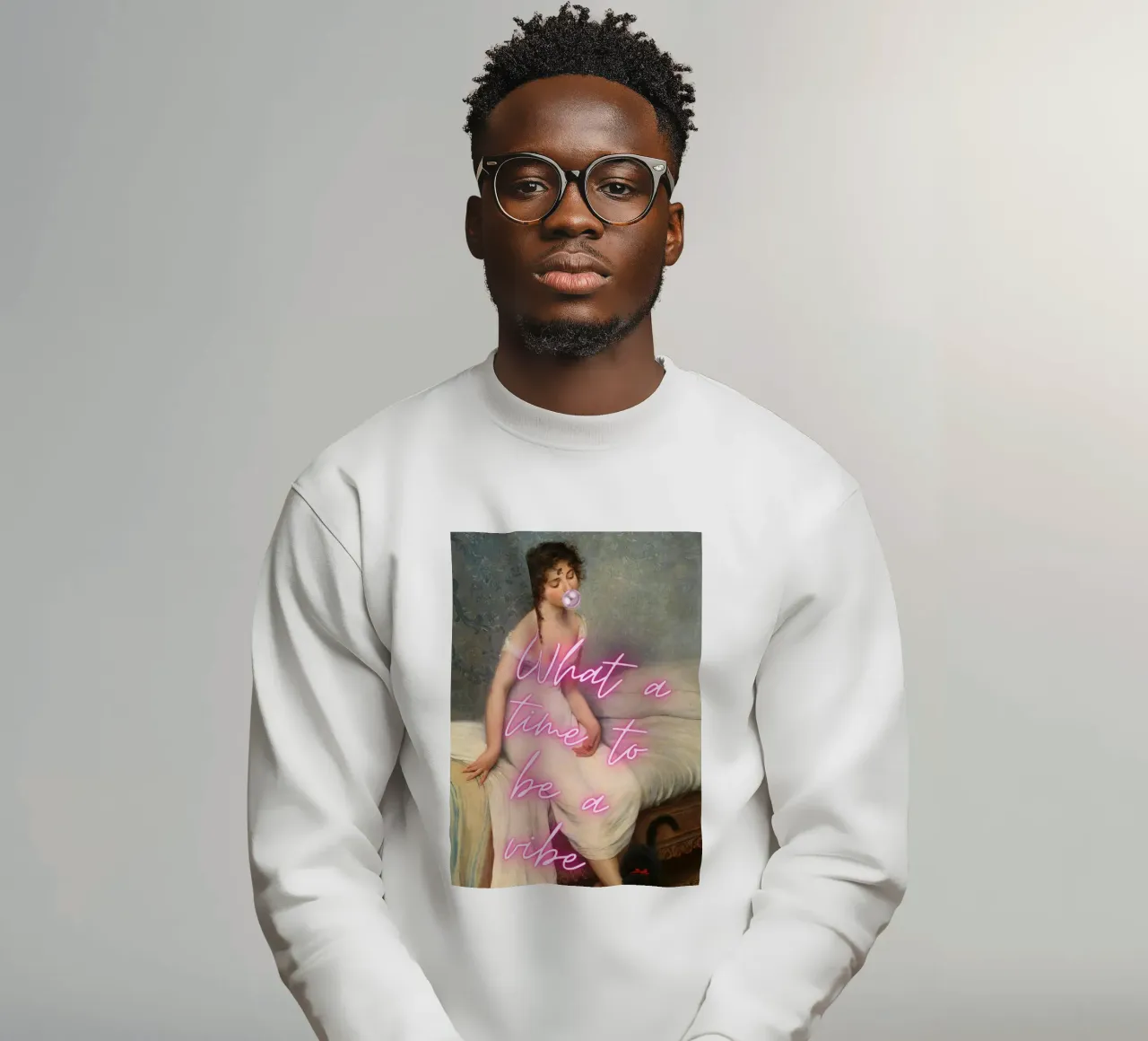 "Time to Be a Vibe" - Pop Art, Remix classico, Trendy, Chill felpa da NorwesClub