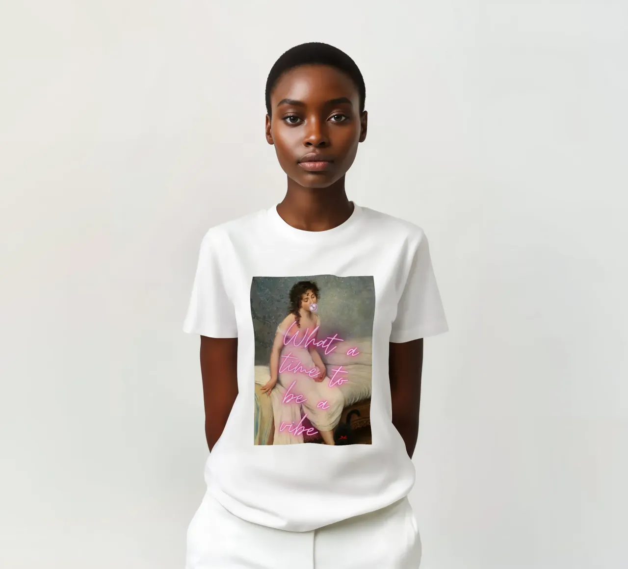 "Time to Be a Vibe" - Pop Art, Classic Remix, Trendy, Chill t-shirt by NorwesClub