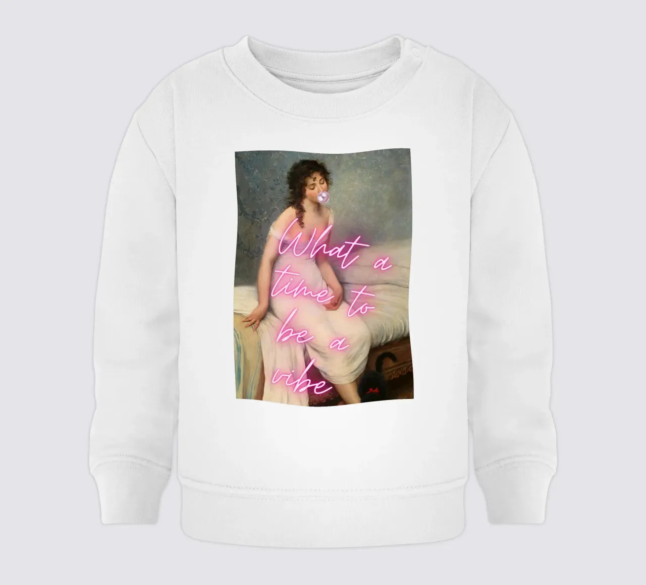 "Time to Be a Vibe" - Pop Art, Remix classico, Trendy, Chill felpa neonato da NorwesClub