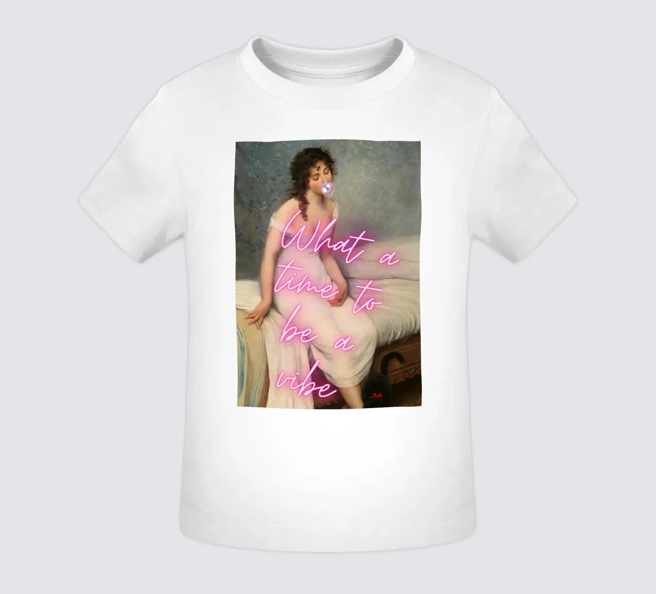 "Time to Be a Vibe" - Pop Art, Remix clásico, Trendy, Chill camiseta de bebé de NorwesClub