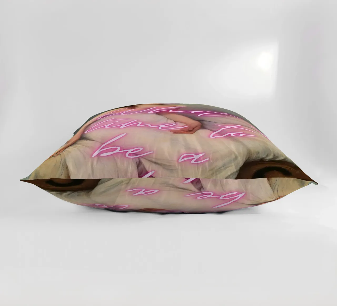 "Time to Be a Vibe" - Pop Art, Classic Remix, Trendy, Chill decorative cushion by NorwesClub