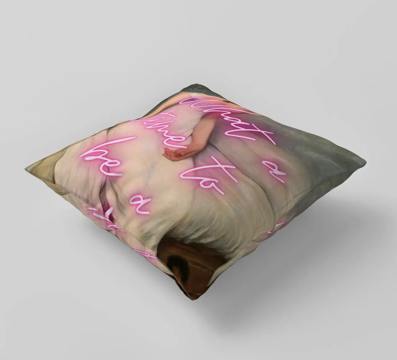 "Time to Be a Vibe" - Pop Art, Classic Remix, Trendy, Chill decorative cushion by NorwesClub