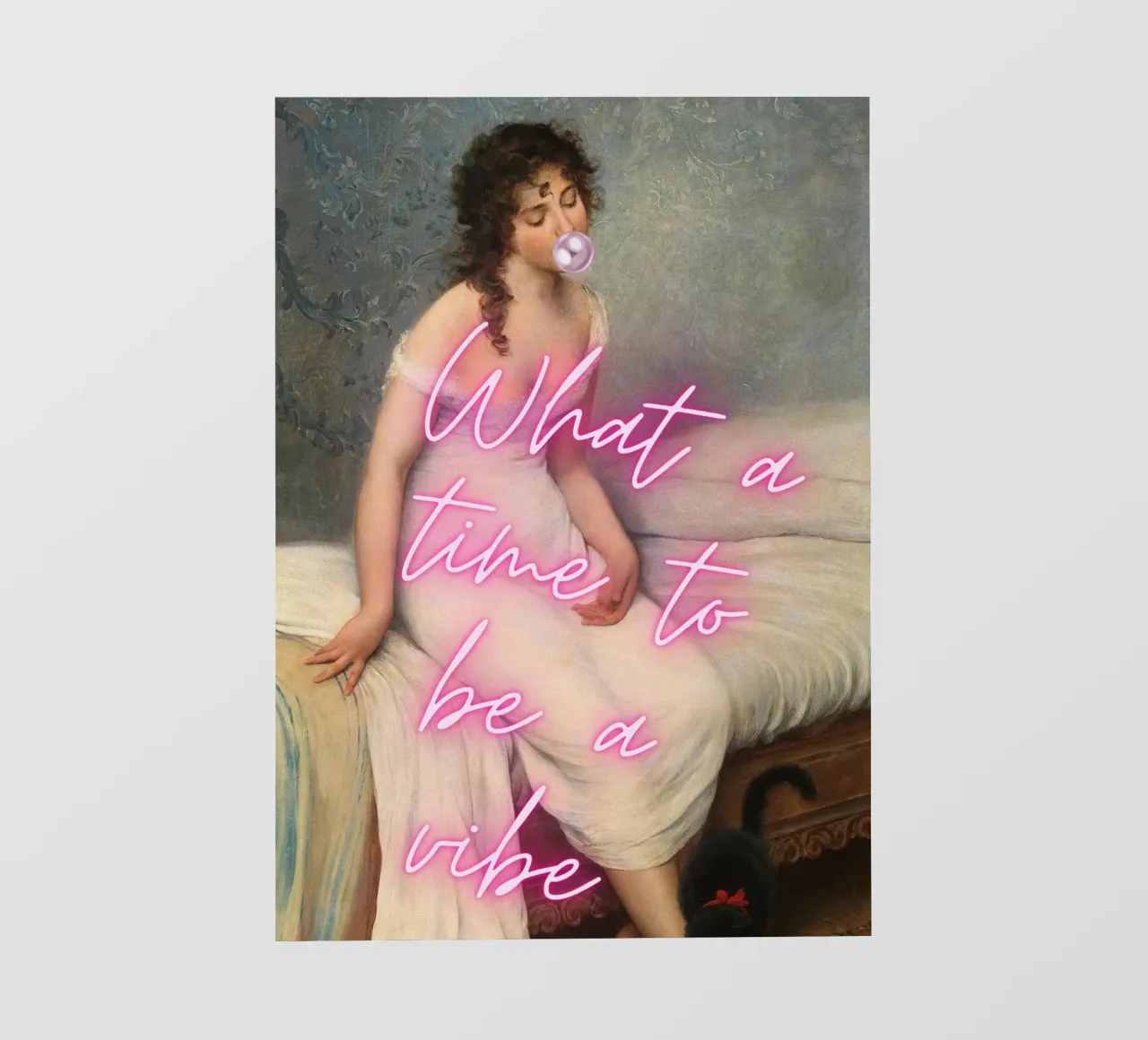 "Time to Be a Vibe" - Pop Art, Remix classico, Trendy, Chill pellicola backlit da NorwesClub