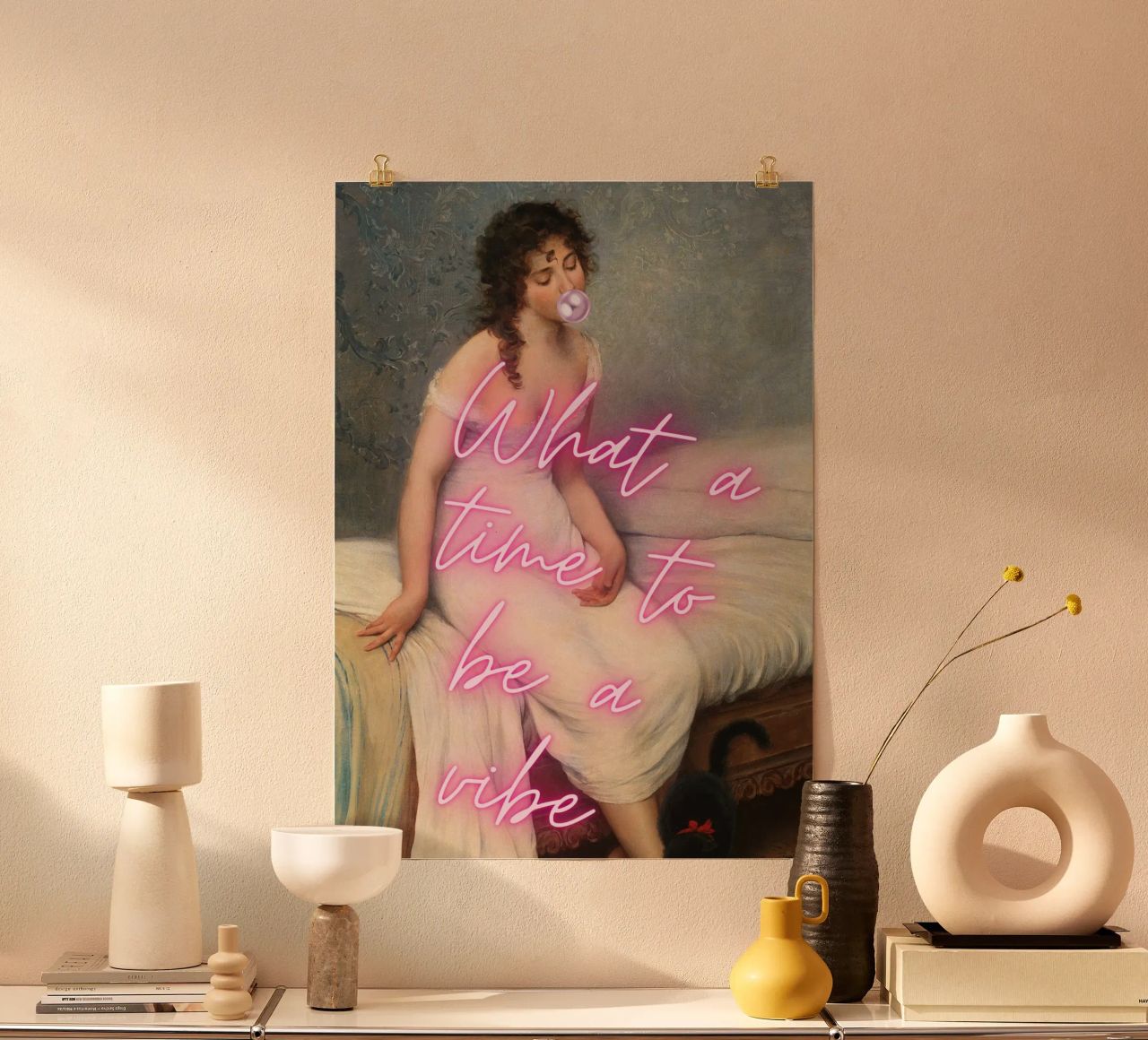 "Time to Be a Vibe" - Pop Art, Remix classico, Trendy, Chill carta hahnemühle da NorwesClub