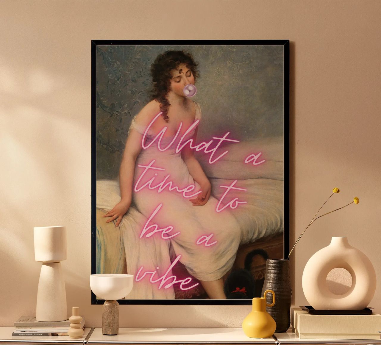 "Time to Be a Vibe" - Pop Art, Remix classico, Trendy, Chill carta hahnemühle da NorwesClub