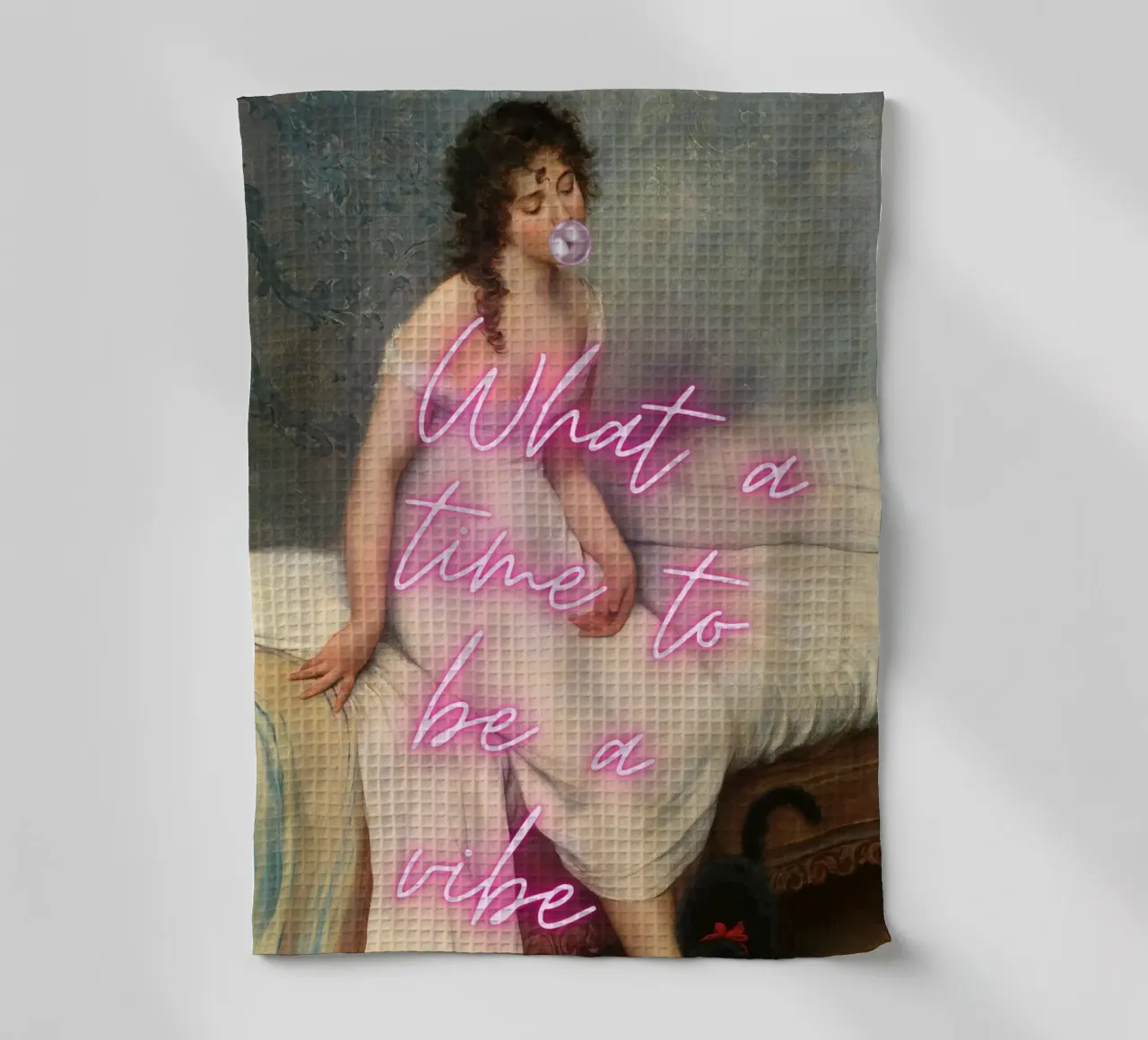 "Time to Be a Vibe" - Pop Art, Remix classico, Trendy, Chill canovaccio da cucina da NorwesClub