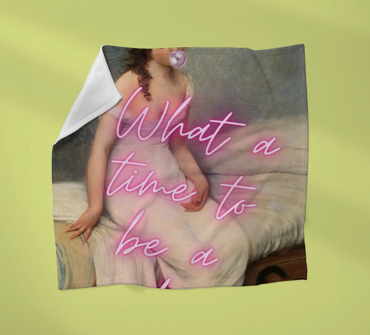 "Time to Be a Vibe" - Pop Art, Remix classico, Trendy, Chill coperta in pile da NorwesClub
