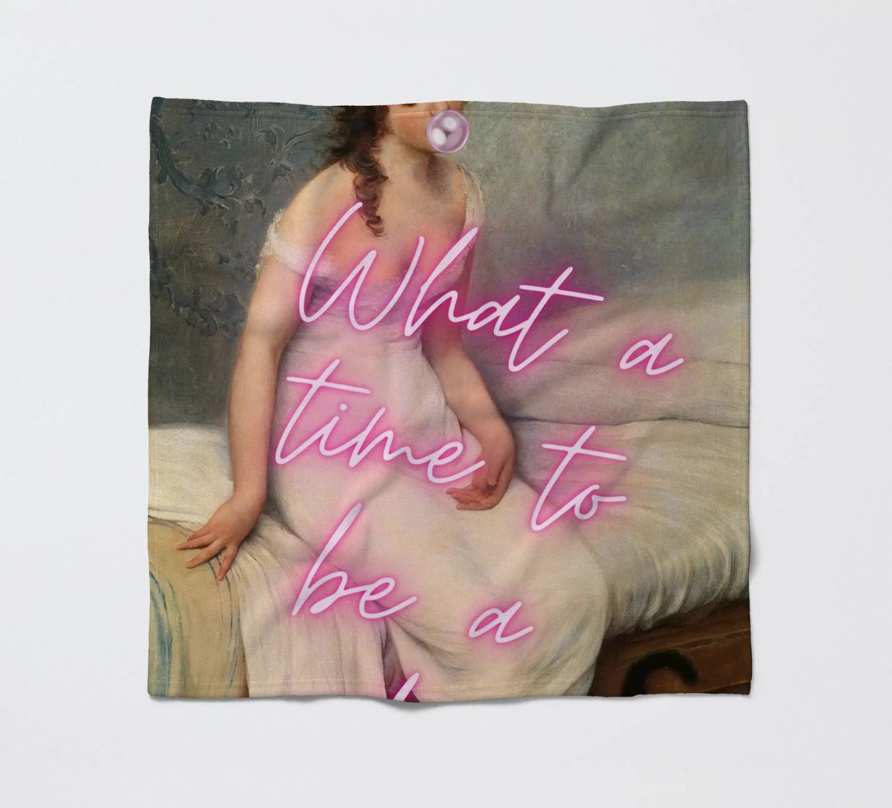 "Time to Be a Vibe" - Pop Art, Remix classico, Trendy, Chill coperta in pile da NorwesClub