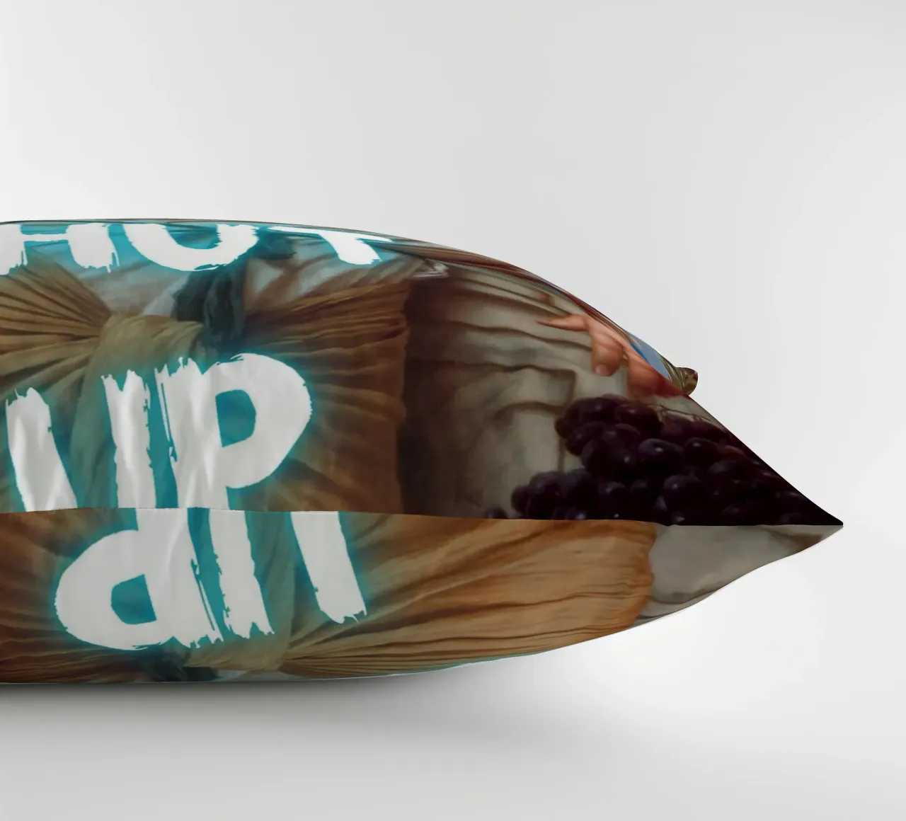 "No, tu stai zitto!" - Pop Art, Remix classico, umoristico, audace cuscino da NorwesClub