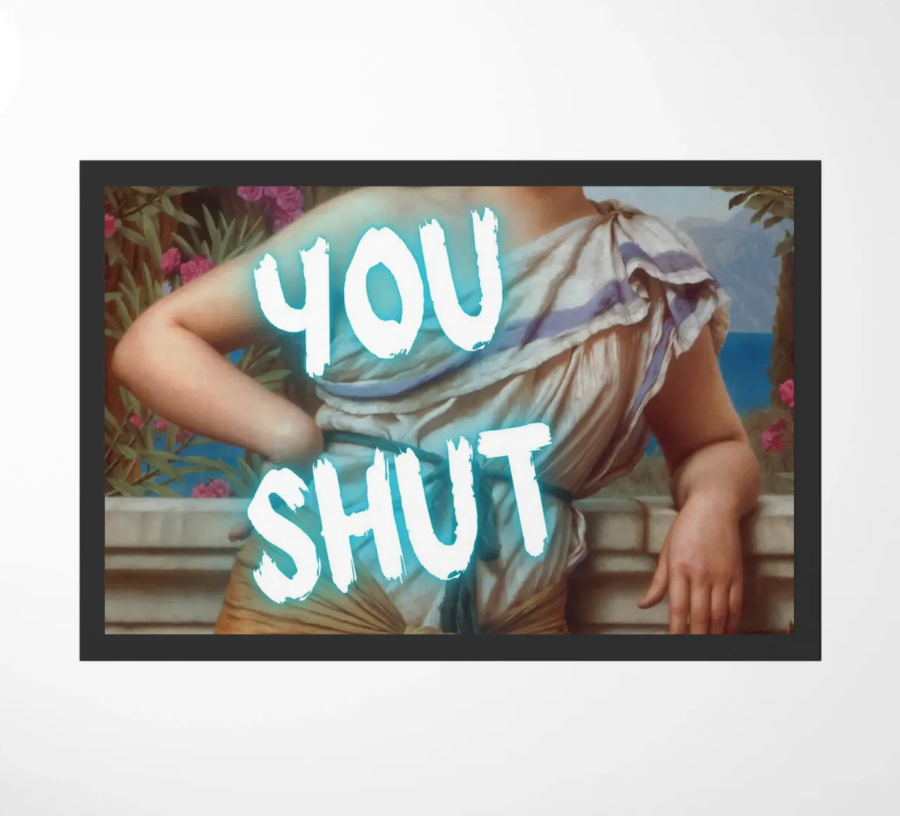 "No, tu stai zitto!" - Pop Art, Remix classico, umoristico, audace zerbino da NorwesClub