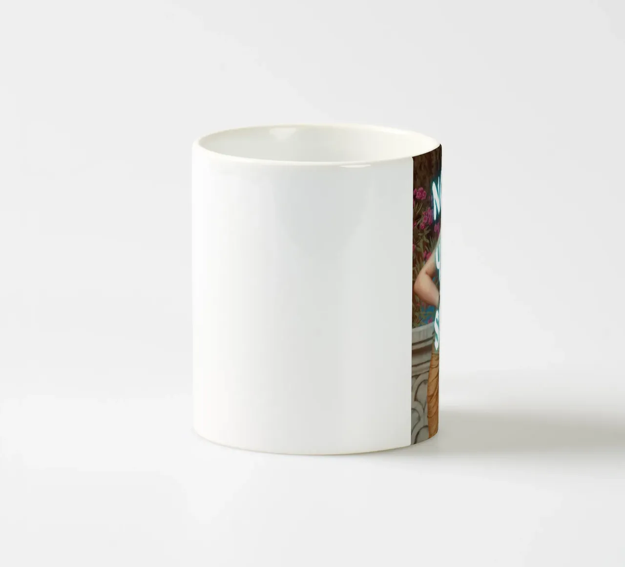 "No, tu stai zitto!" - Pop Art, Remix classico, umoristico, audace tazza in ceramica da NorwesClub