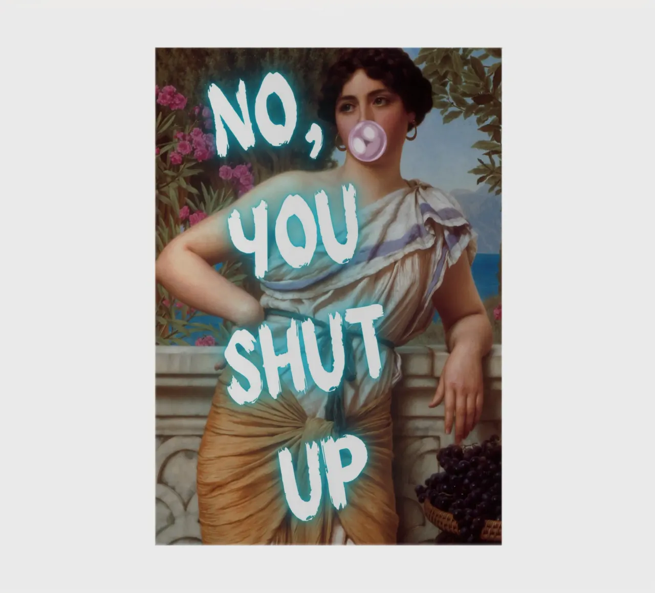 "No, tu stai zitto!" - Pop Art, Remix classico, umoristico, audace diario da NorwesClub
