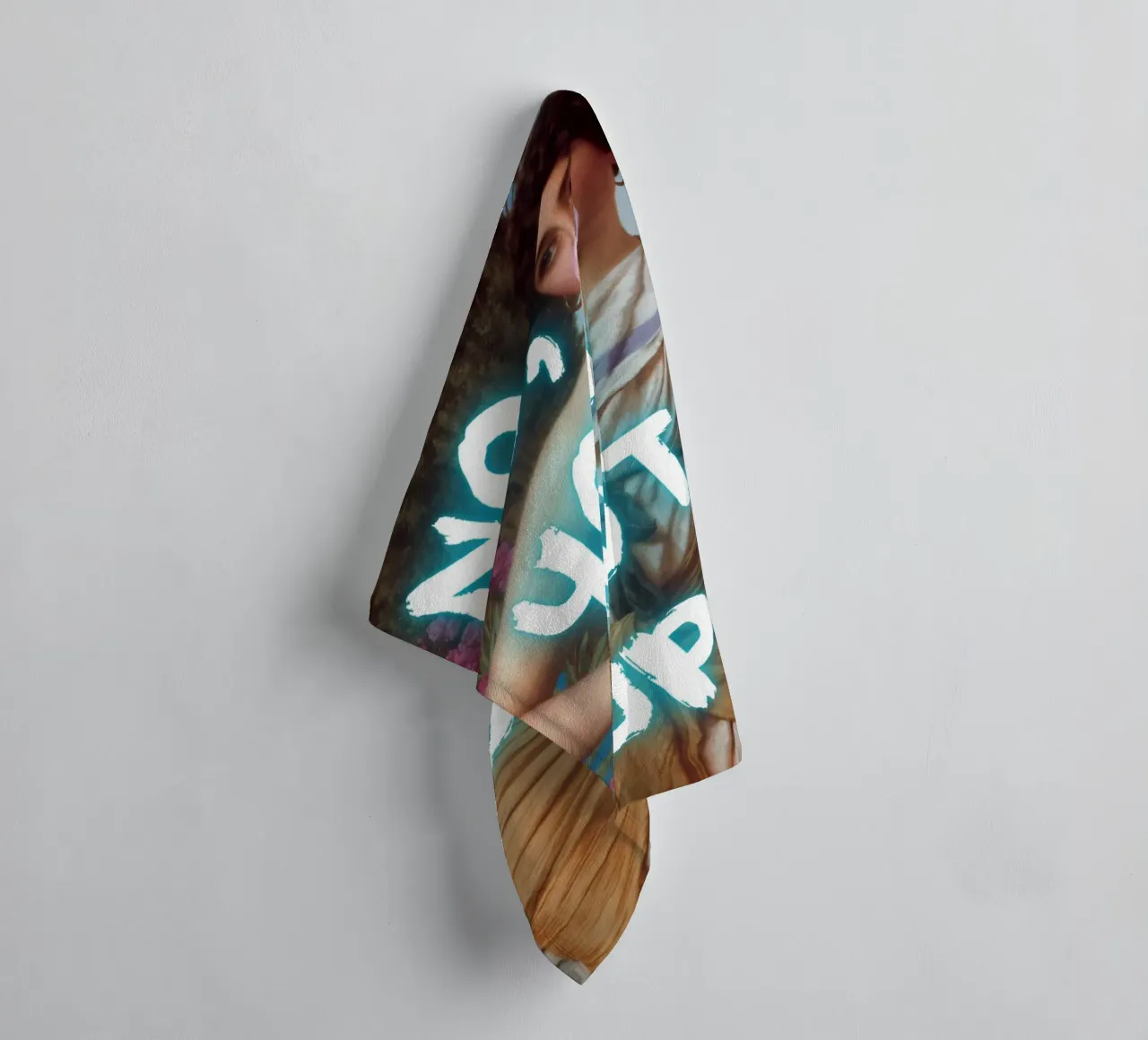 "No, tu stai zitto!" - Pop Art, Remix classico, umoristico, audace asciugamano da bagno da NorwesClub