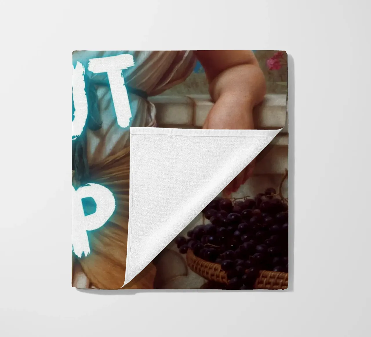 "No, tu stai zitto!" - Pop Art, Remix classico, umoristico, audace telo mare da NorwesClub