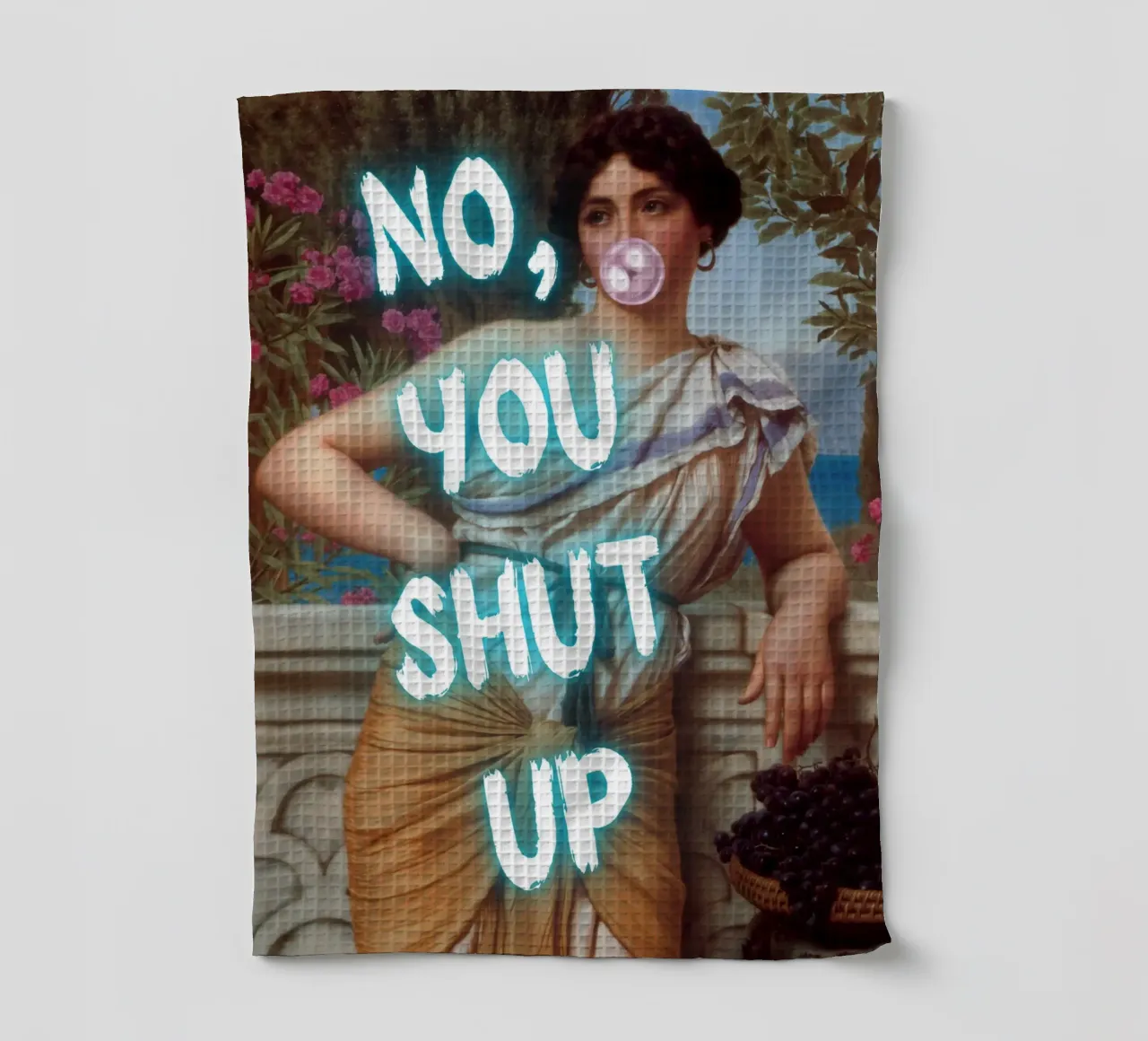 "No, tu stai zitto!" - Pop Art, Remix classico, umoristico, audace canovaccio da cucina da NorwesClub