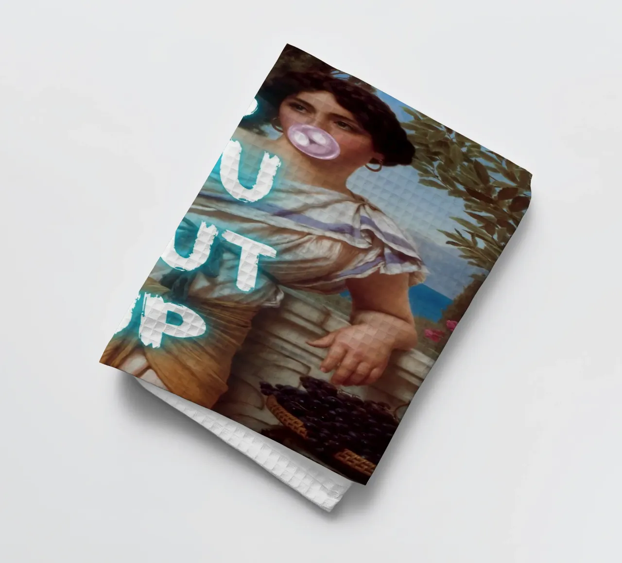 "No, tu stai zitto!" - Pop Art, Remix classico, umoristico, audace canovaccio da cucina da NorwesClub