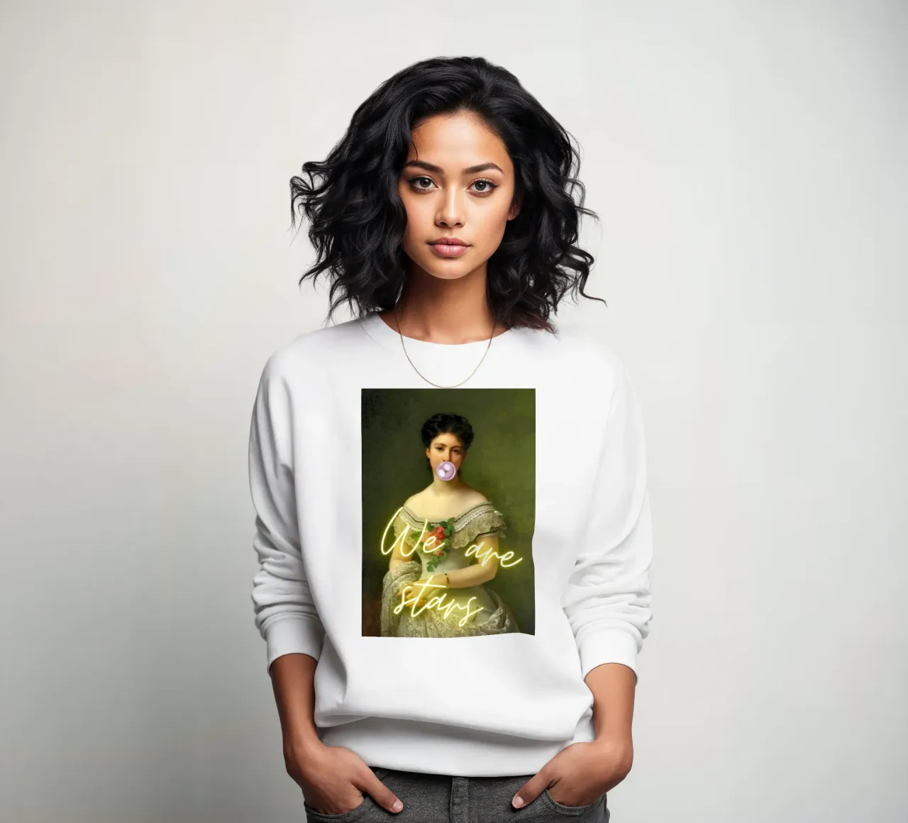 "We Are Stars" - Pop Art, Remix classico, Ispirazione, Tren felpa da NorwesClub