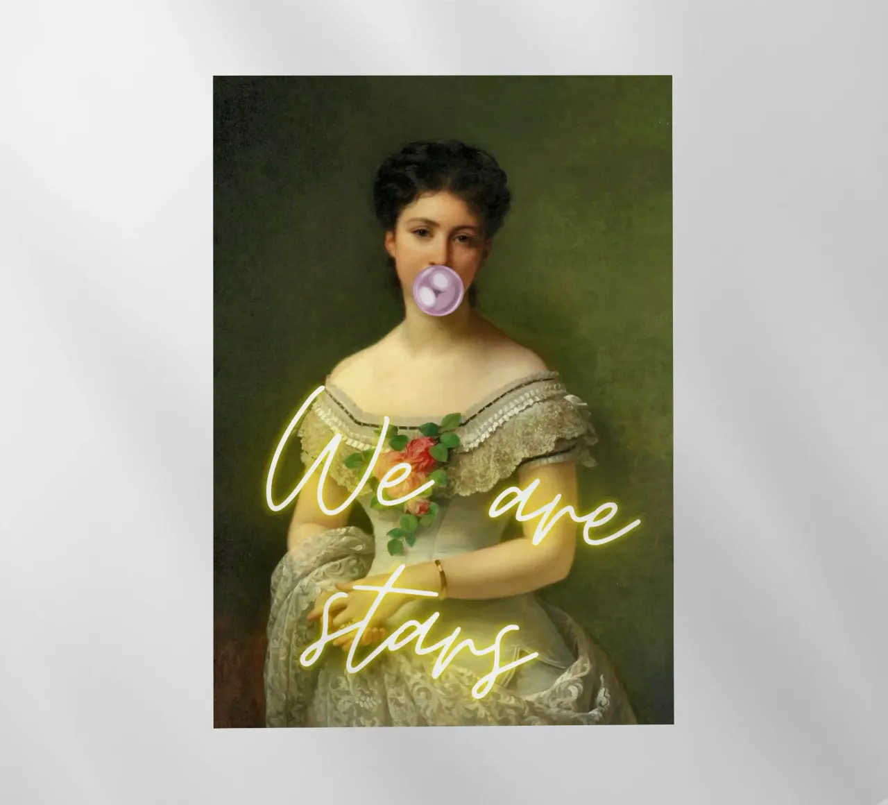 "We Are Stars" - Pop Art, Remix classico, Ispirazione, Tren pellicola backlit da NorwesClub