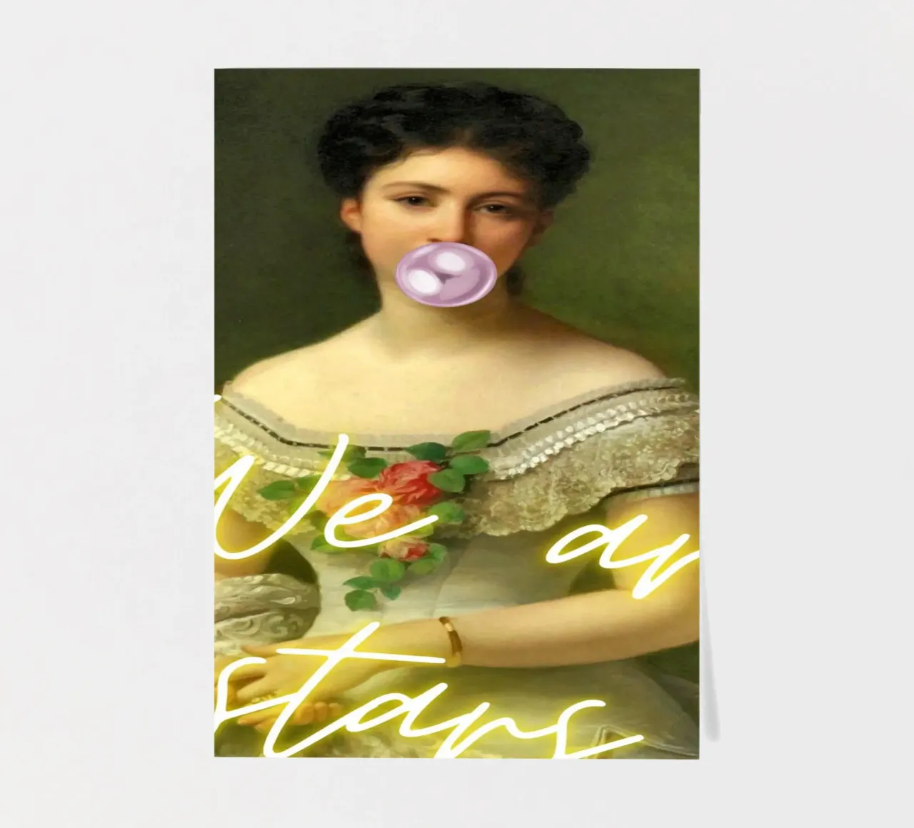 "We Are Stars" - Pop Art, Remix classico, Ispirazione, Tren foglio adesivo da NorwesClub