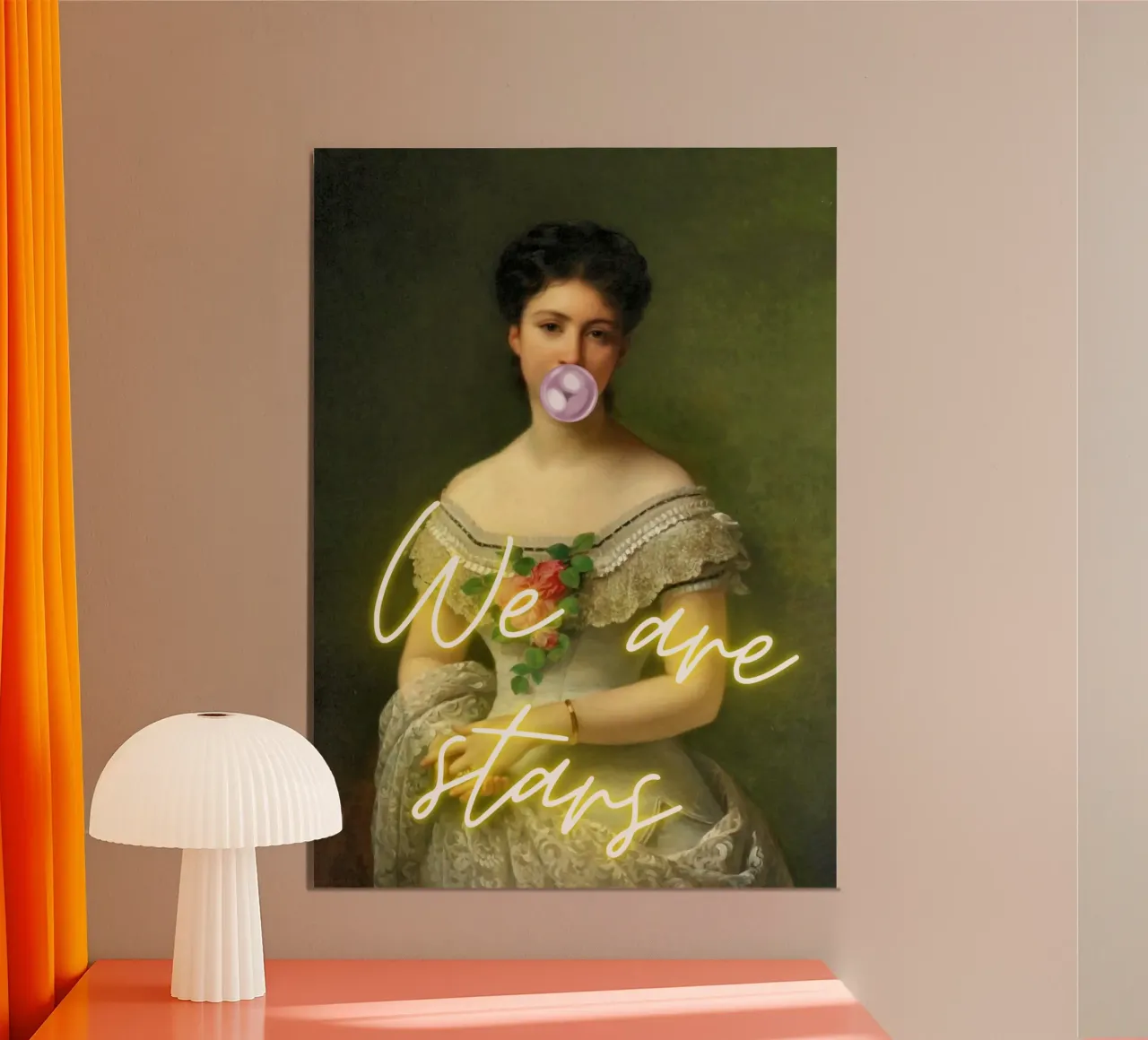 "We Are Stars" - Pop Art, Remix classico, Ispirazione, Tren pannello forex da NorwesClub