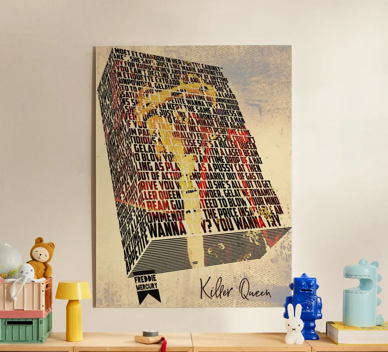 Killer Queen (Libro dei testi) plexiglass da Gunawan Rb