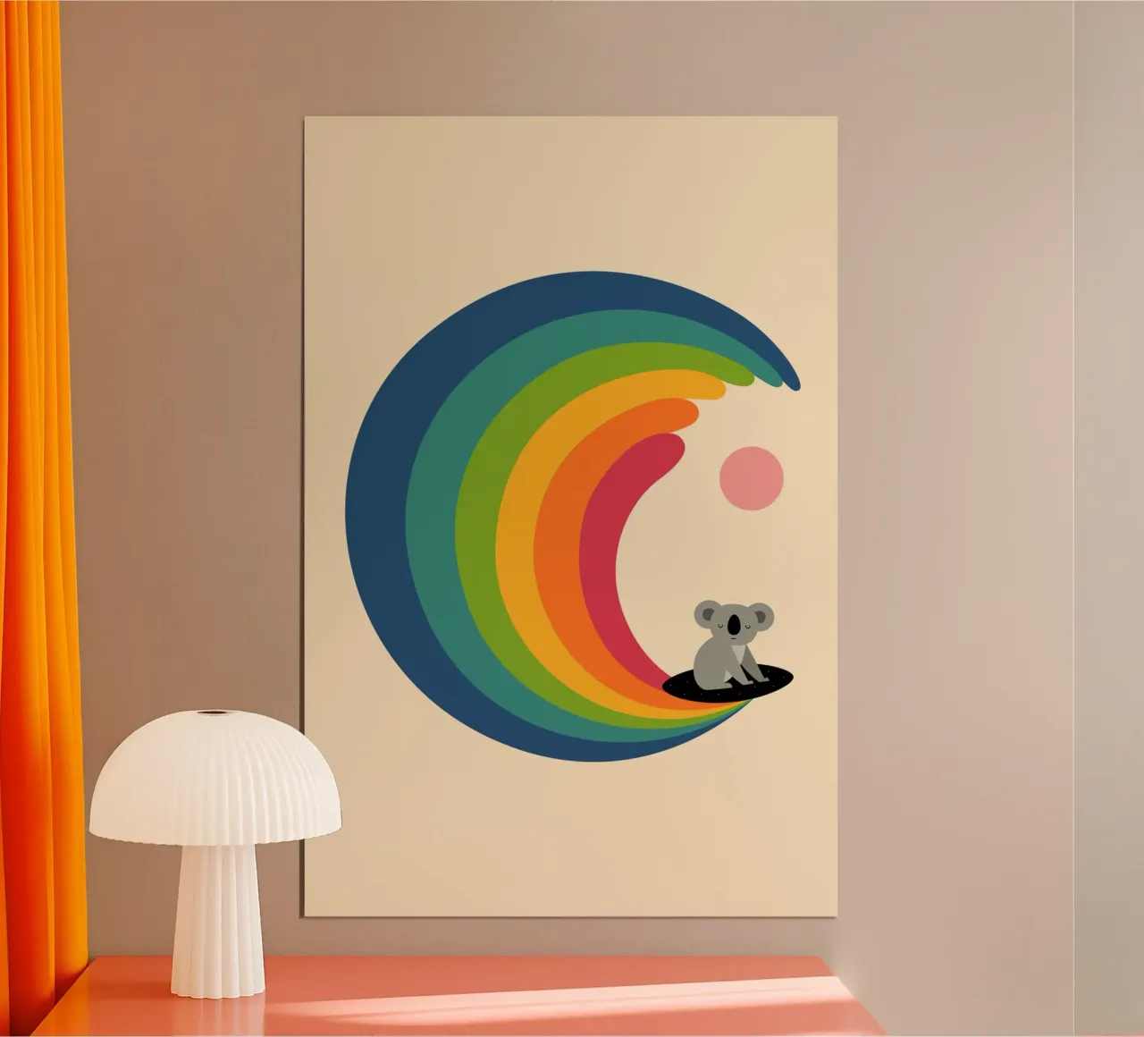 Traum-Surfer Poster von Andy Westface