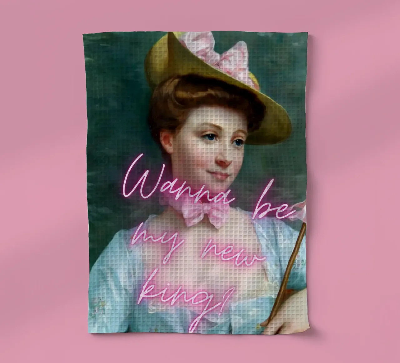 "Vuoi essere il mio nuovo re?" - Pop Art, Remix classico, giocoso, R canovaccio da cucina da NorwesClub