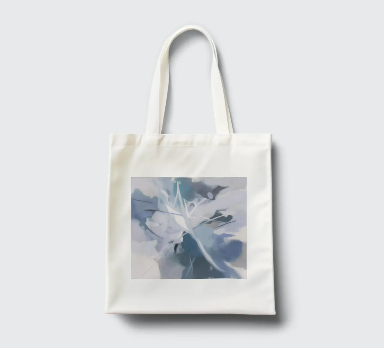 Iridescent Frost Bloom tote bag by Monarch Arc