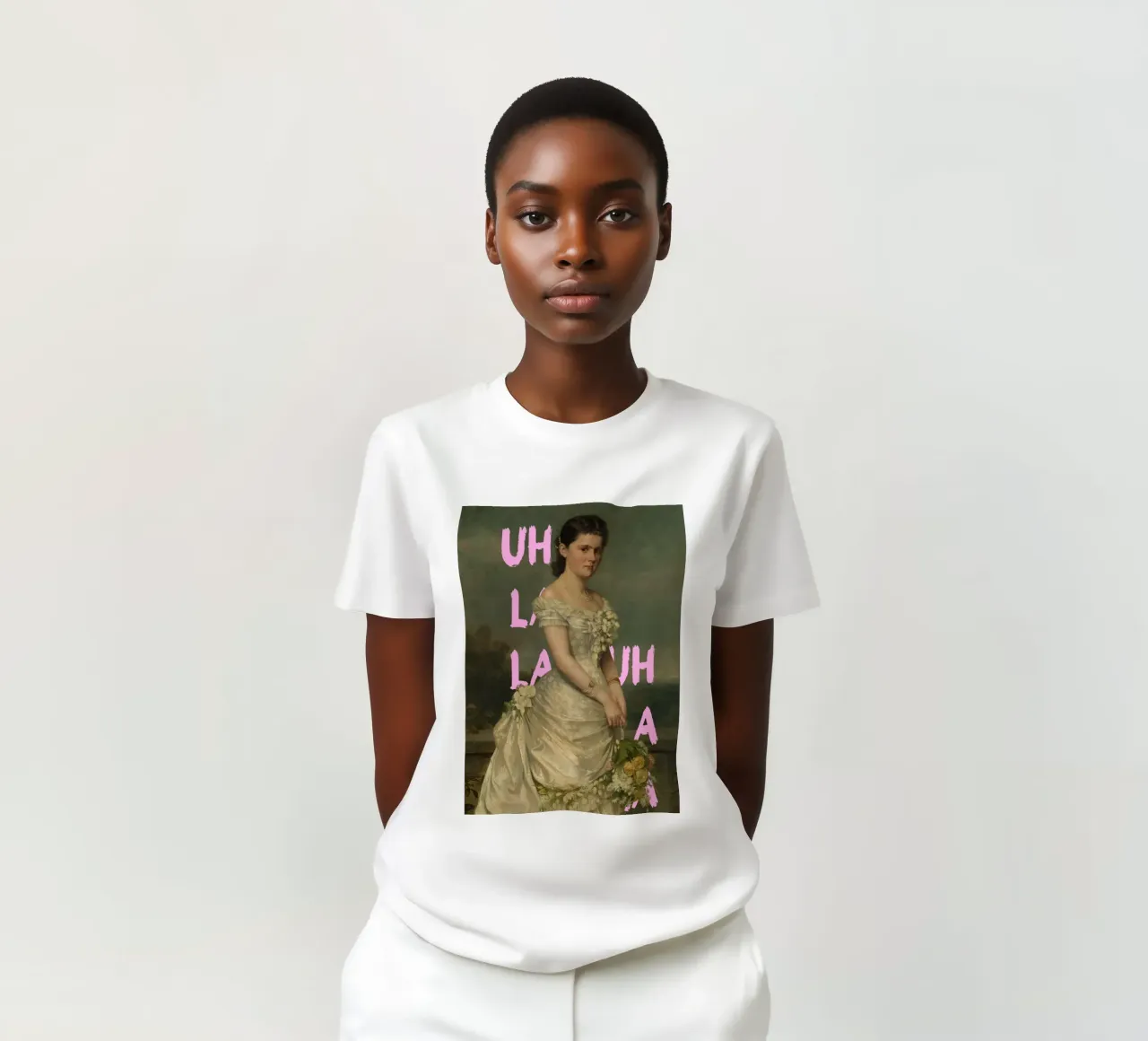 "Uh La La Princess" - Pop Art, Remix classico, giocoso, reale t-shirt da NorwesClub