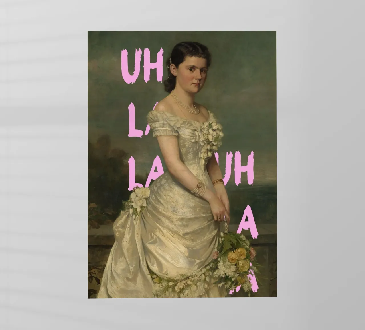 "Uh La La Princess" - Pop Art, Remix classico, giocoso, reale pellicola backlit da NorwesClub
