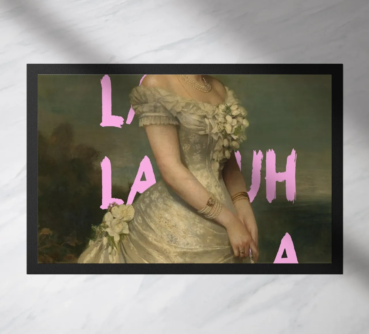 "Uh La La Princess" - Pop Art, Remix classico, giocoso, reale zerbino da NorwesClub