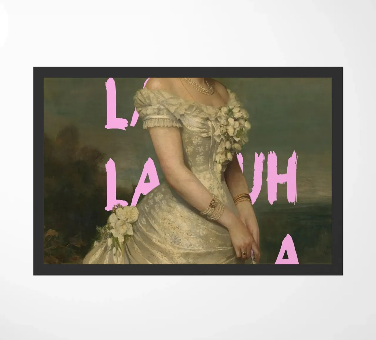 "Uh La La Princess" - Pop Art, Remix classico, giocoso, reale zerbino da NorwesClub