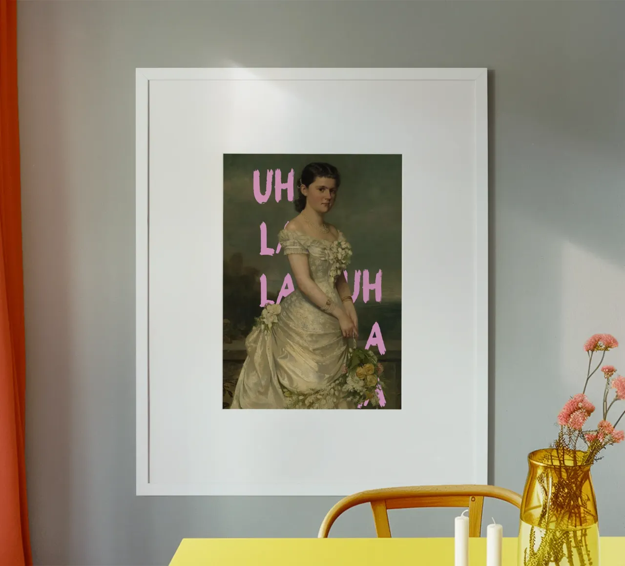 "Uh La La Princess" - Pop Art, Remix classico, giocoso, reale carta hahnemühle da NorwesClub
