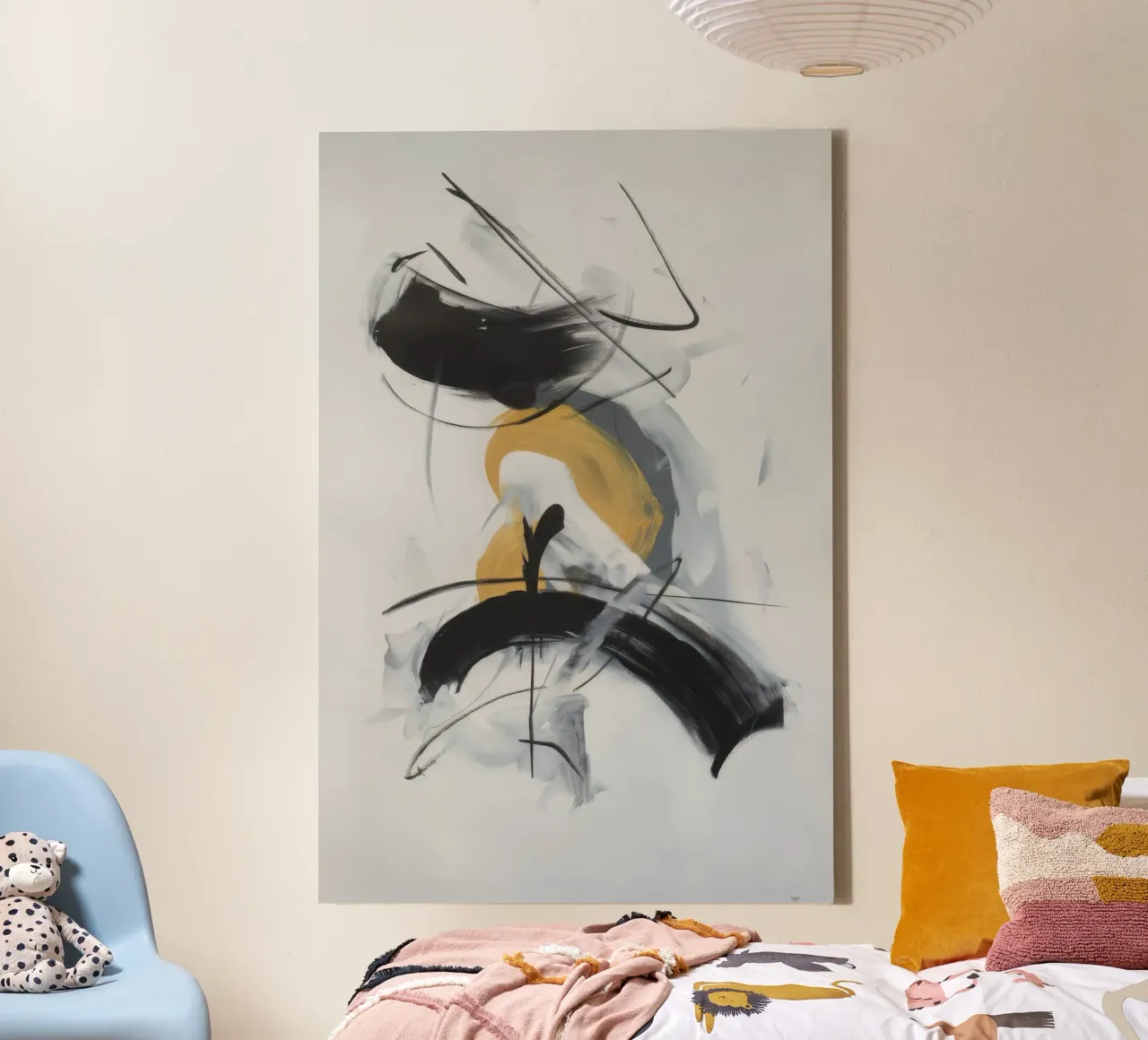 Gravity Loop Strike canvas by Monarch Arc