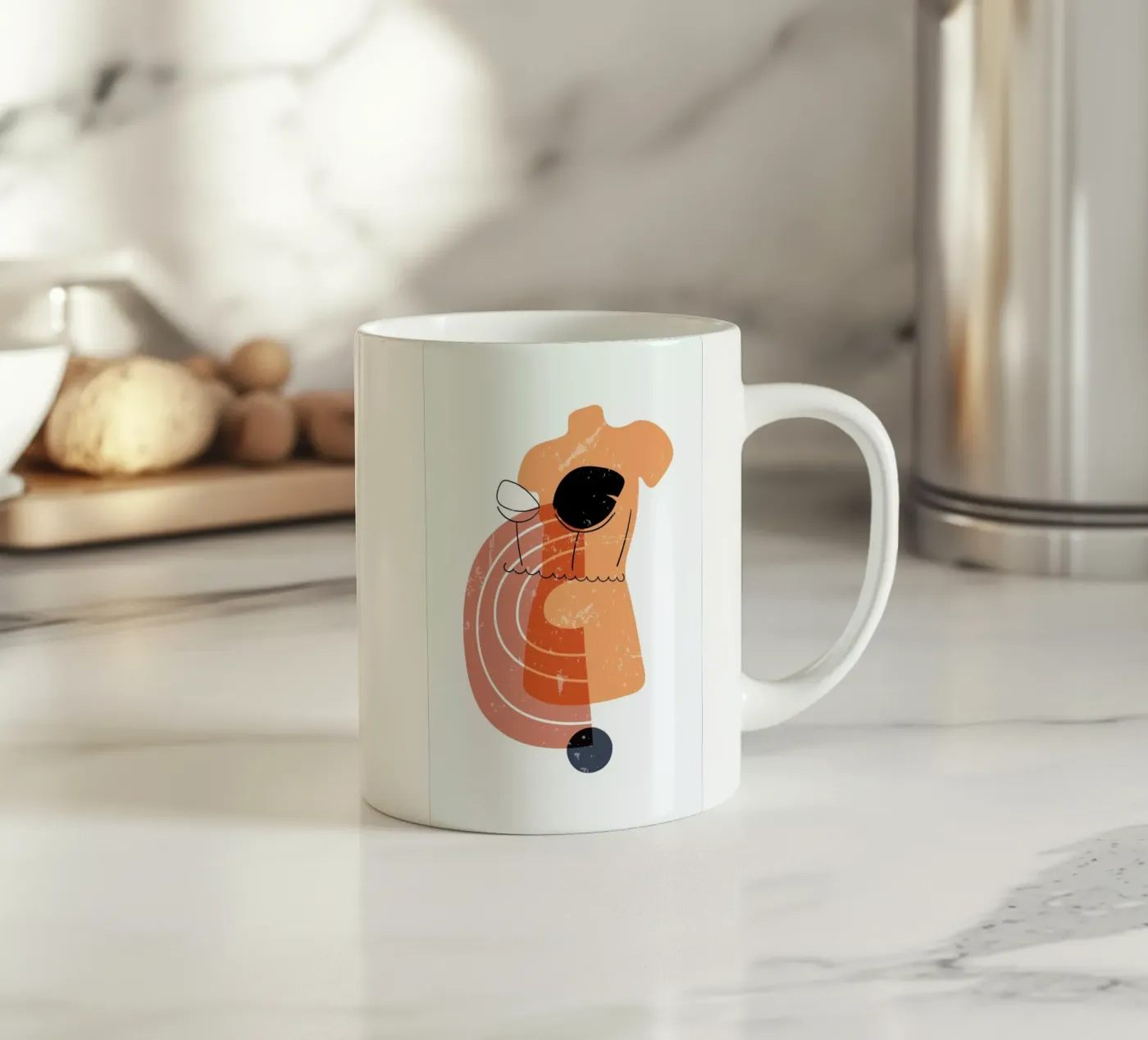 Bodice ceramic mug by Pure