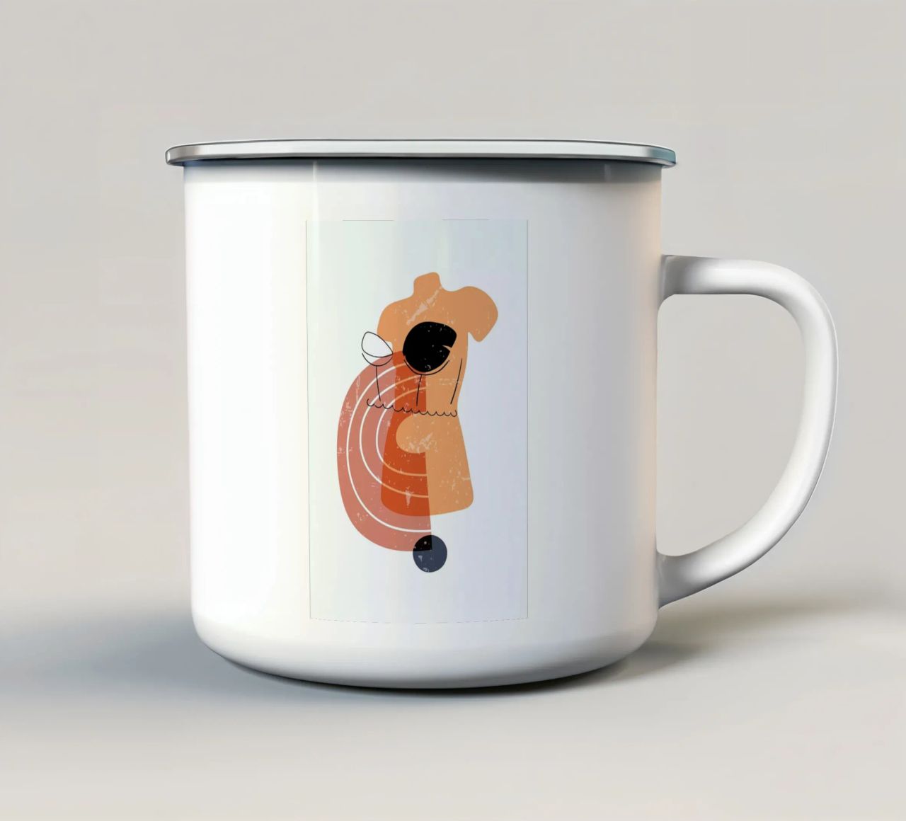 Bodice tazza in smalto da Pure