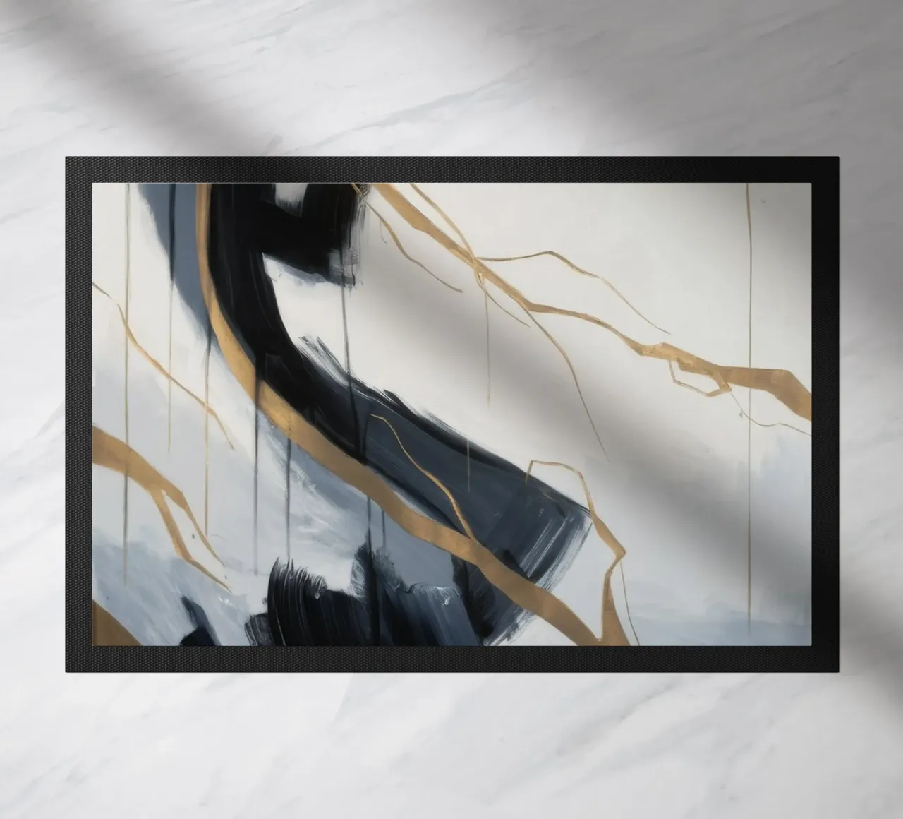 Molten Trace Echo Fußmatte von Monarch Arc