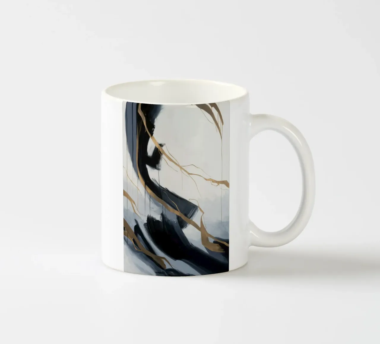 Molten Trace Echo ceramic mug by Monarch Arc