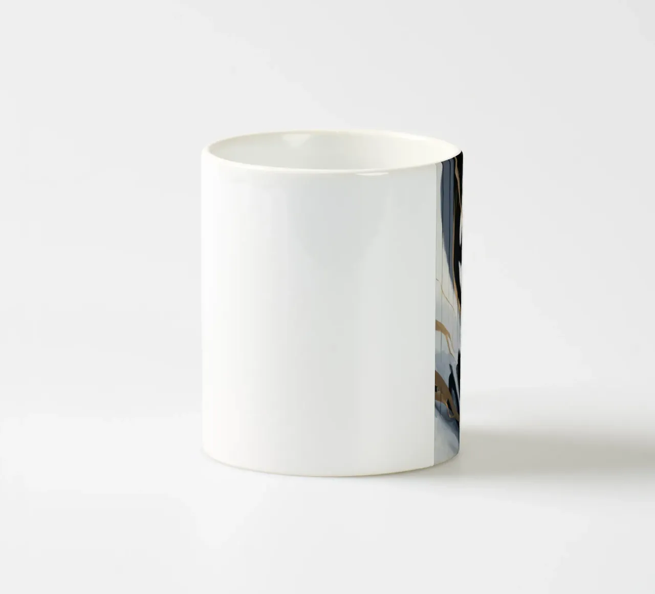 Molten Trace Echo ceramic mug by Monarch Arc
