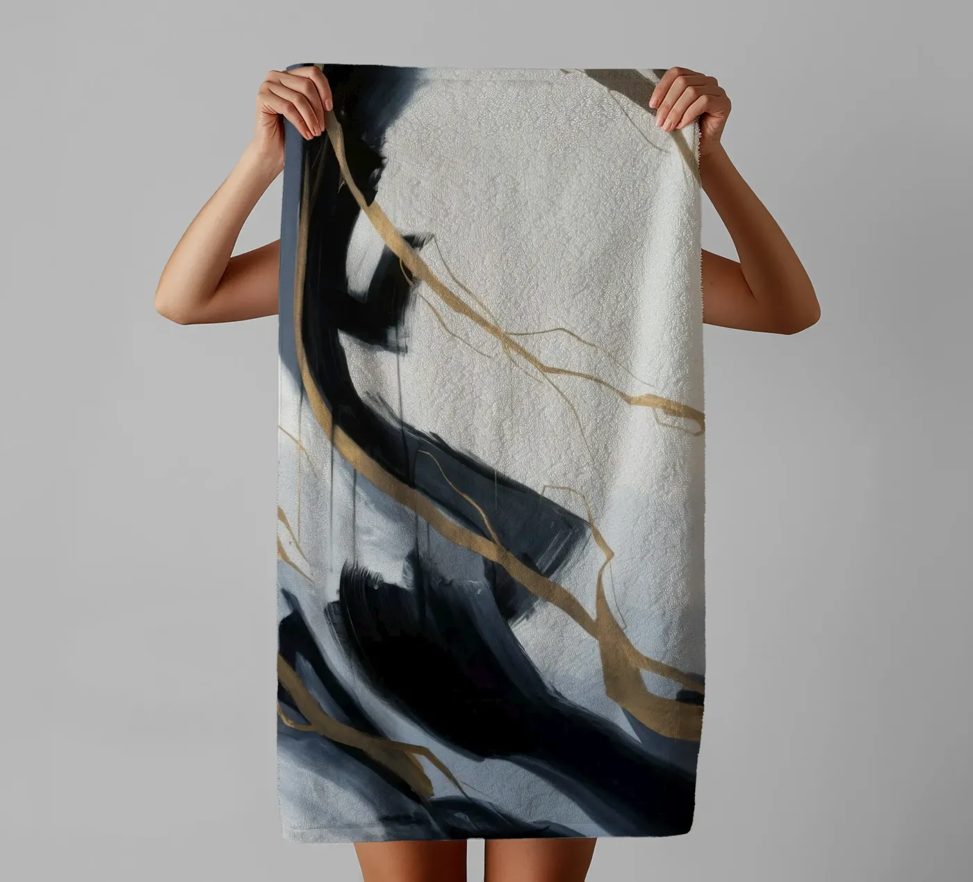 Gesmolten Sporen Echo badhanddoek van Monarch Arc