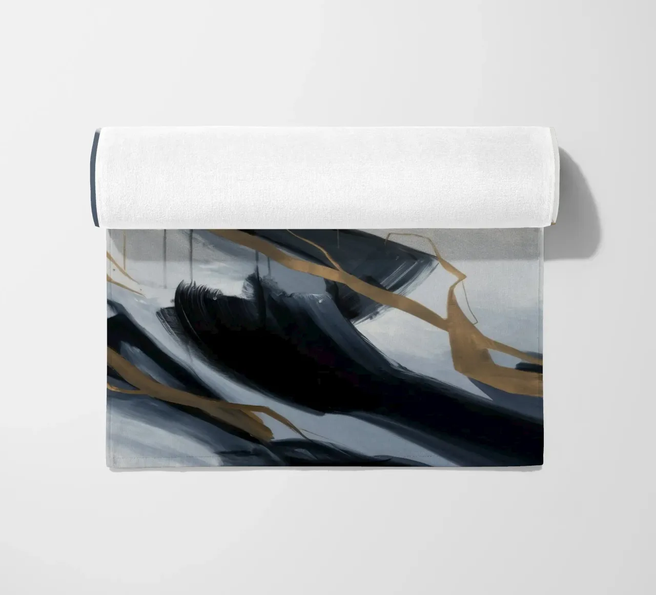 Molten Trace Echo beach towel by Monarch Arc