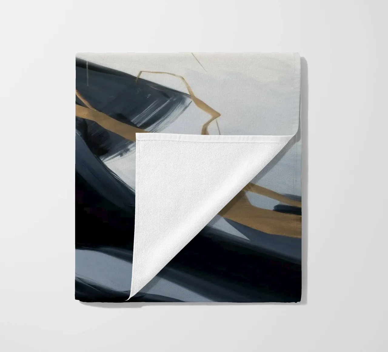 Molten Trace Echo beach towel by Monarch Arc